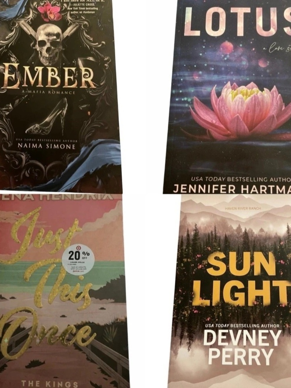 Bundle of 4 Romance Books